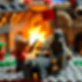 Creative play with Lego battle set