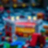 Colorful Lego Fenerbahçe set showcasing intricate details