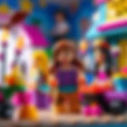 Vibrant Lego Friends sets showcasing various themes
