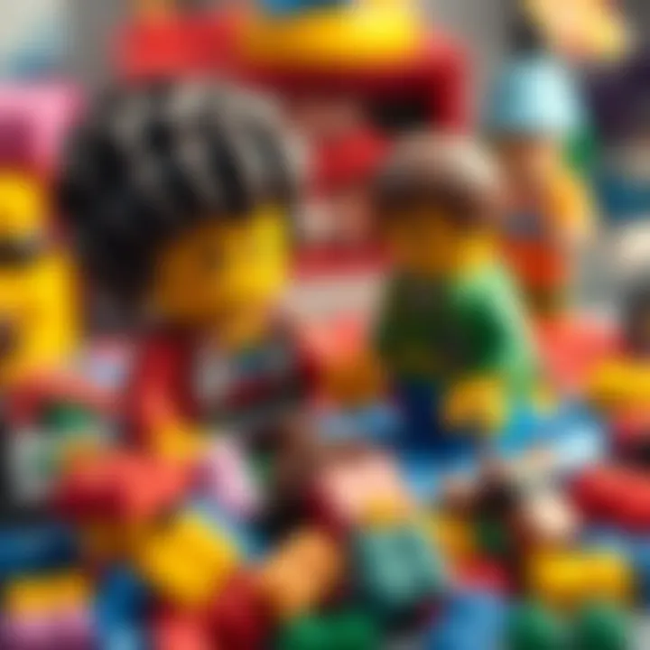 Exploring imagination with Lego pieces