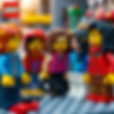 Teamwork with Lego Girls Characters Diverse Lego Girls characters showcasing teamwork