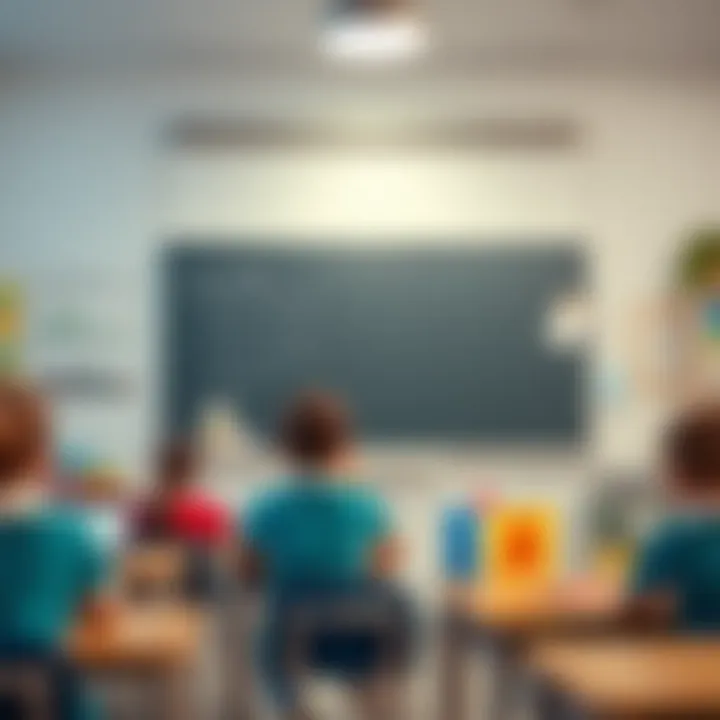 Magnetic Whiteboard in Education Magnetic whiteboard in a classroom setting