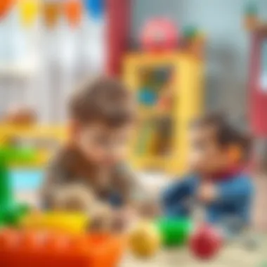 Child engaging with maşa bebek in a play setting