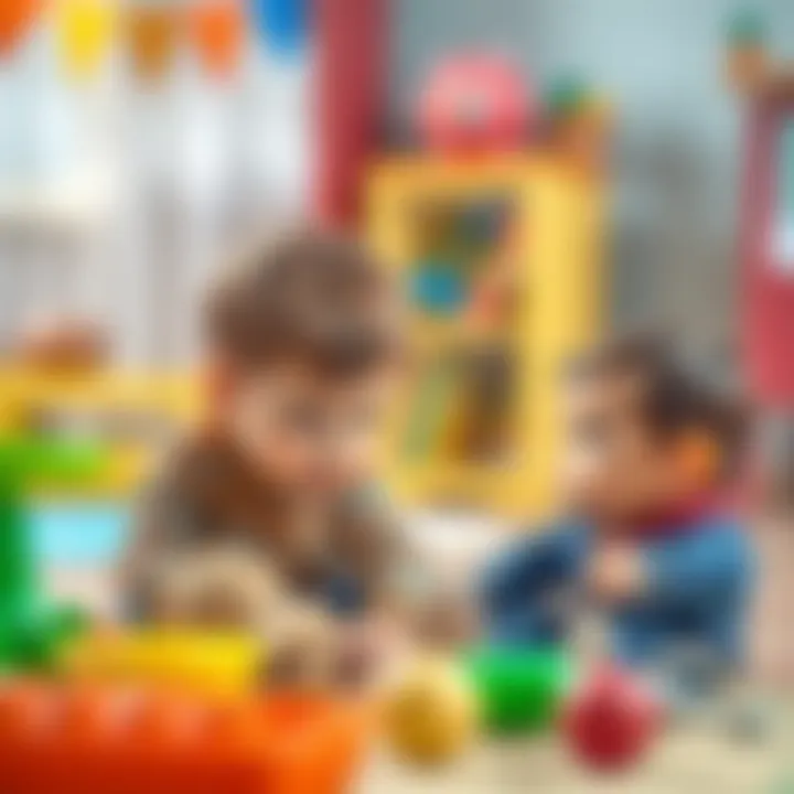 Child engaging with maşa bebek in a play setting