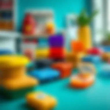 Diverse Designs of Plastic Boxes Different types of small plastic boxes on a table