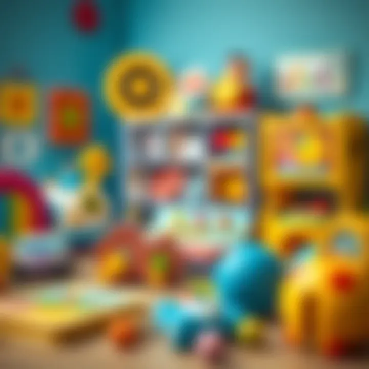 Colorful educational kits for preschoolers