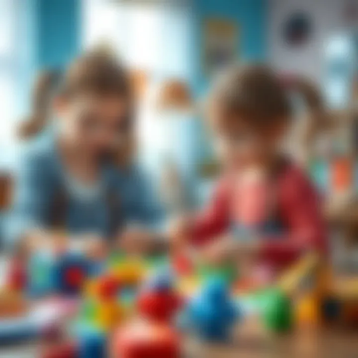 Educational Toys for Girls Creative play session showcasing girls engaging with educational toys