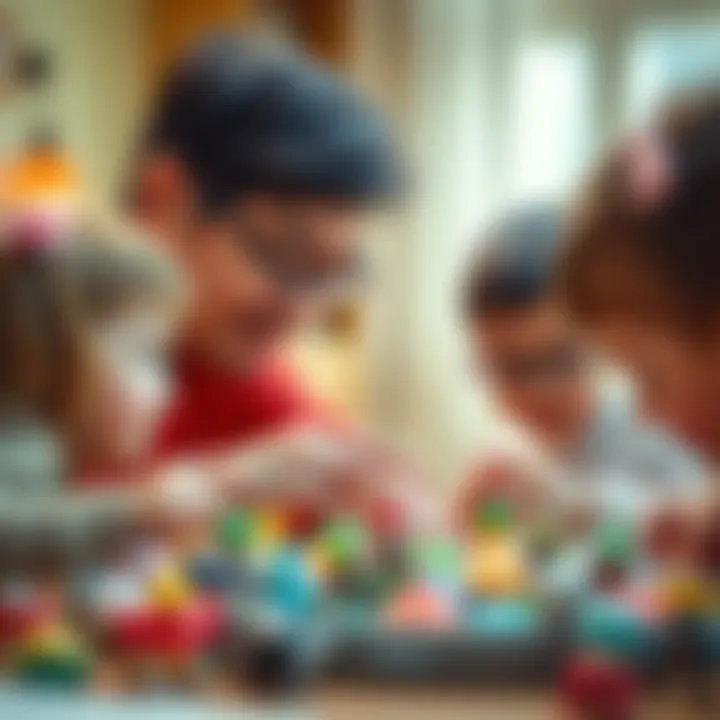 Parents Monitoring Development Through Bakugan Play Parents observing children's development with Bakugan