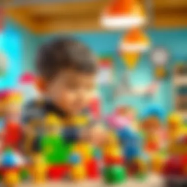 Choosing Educational Toys Parents selecting educational toys for their children