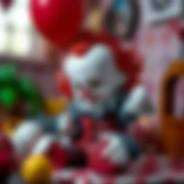 Pennywise toy in a playful setting