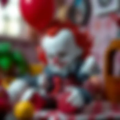 Pennywise toy in a playful setting