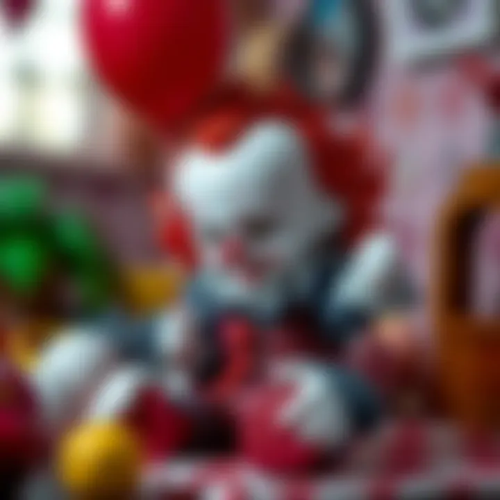 Pennywise toy in a playful setting