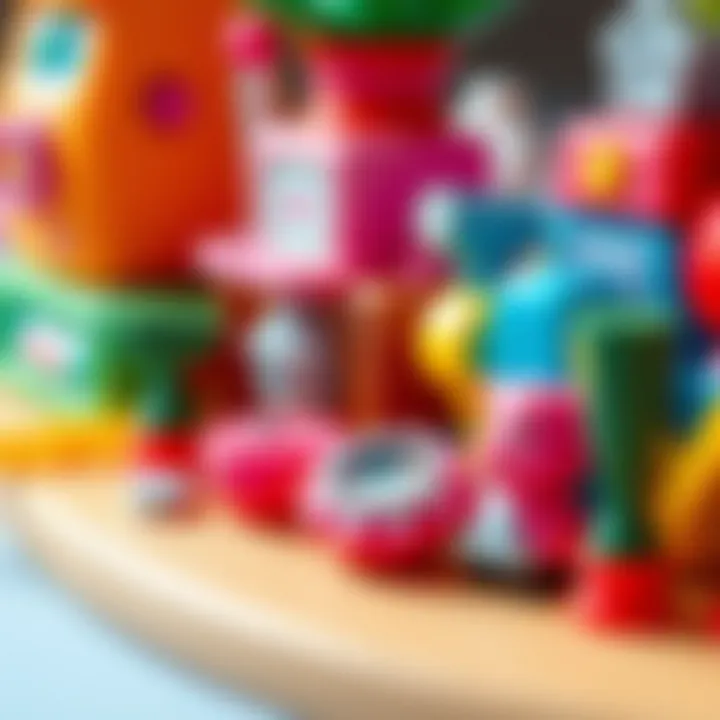 A close-up view of Polly Pocket accessories displaying creativity