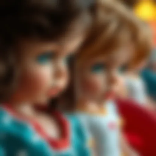 A collection of realistic dolls showcasing diverse features