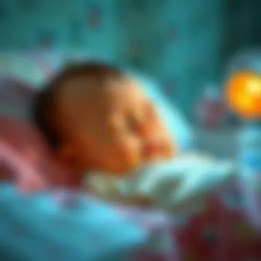 Peaceful Slumber: The Impact of White Noise on Infants A relaxed baby sleeping peacefully with background noise