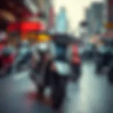 Diverse range of scooters showcasing modern designs