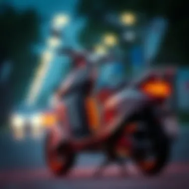 Exploring the Modern Scooter Design A modern scooter showcasing its sleek design and features.