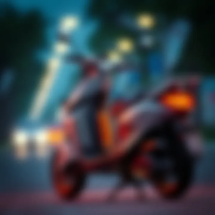 Exploring the Modern Scooter Design A modern scooter showcasing its sleek design and features.