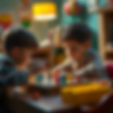 Illustration of cognitive development through play