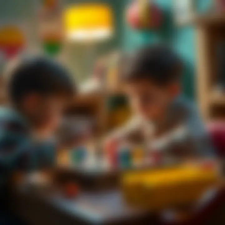 Illustration of cognitive development through play