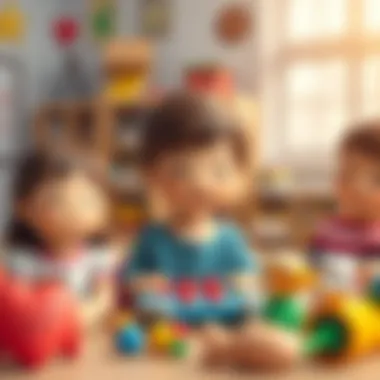 Educational benefits of heart-shaped toys showcased in a classroom