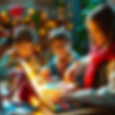 Engaging with Magic Painting Tools Engaging activity with magical painting tools