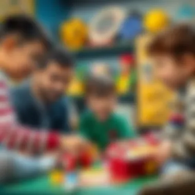 Parental Involvement in Enhancing the Şimşek Game Experience Parents facilitating the Şimşek game to enhance their children's experience.