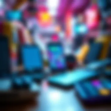 Variety of smartphones for kids