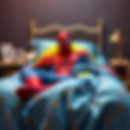 Vibrant Spider-Man bedding set inspiring children's dreams