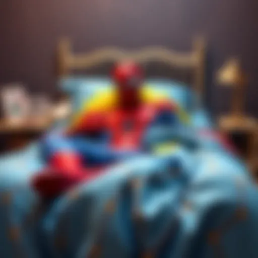 Vibrant Spider-Man bedding set inspiring children's dreams