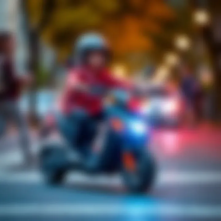 Safety gear for children using Spider scooter