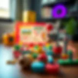 An engaging STEM toy set for children