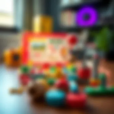 An engaging STEM toy set for children