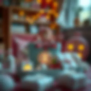 Stylish newborn gift packaging