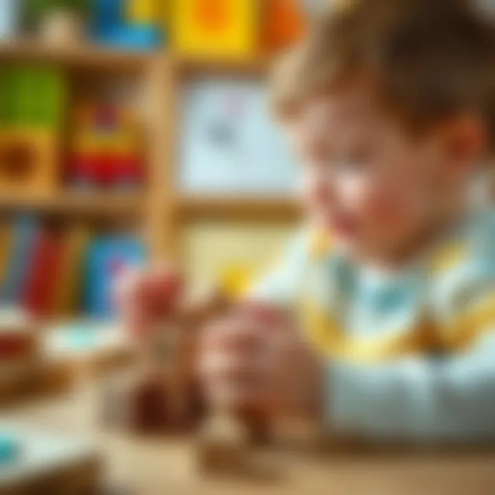 Imaginative Play: The Power of Creativity A child using imagination while playing with wooden cubes
