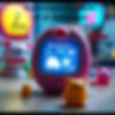 An educational chart highlighting the psychological impacts of digital pets