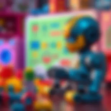 Technological toys promoting creative play and motor skills