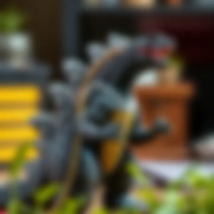 A well-maintained Toy Godzilla, demonstrating proper care techniques